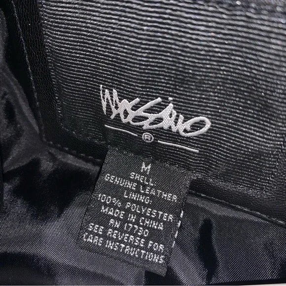Mossimo Moto Leather Jacket Size M - Picture 5 of 5